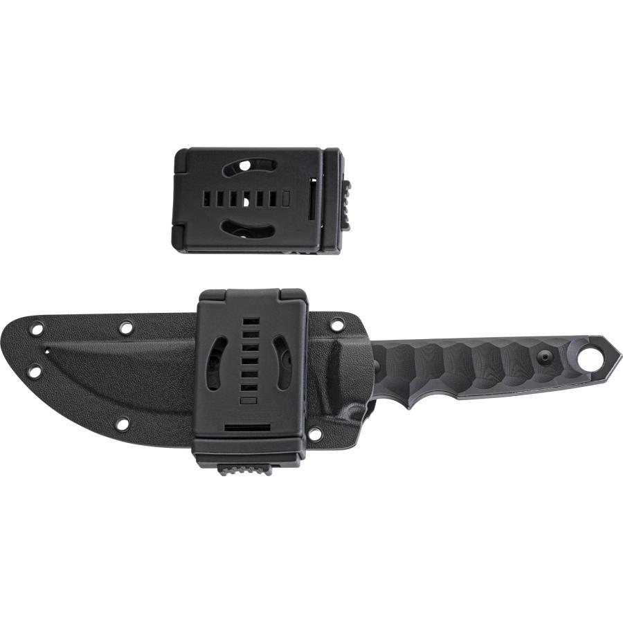 Preview: Fox Knives Ryu G10 Black Niolox Blackwashed